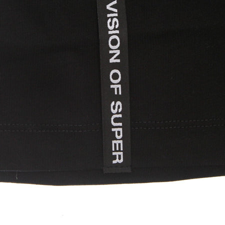 VISION OF SUPER Maglietta Uomo Tongue Print Tee Black da uomo