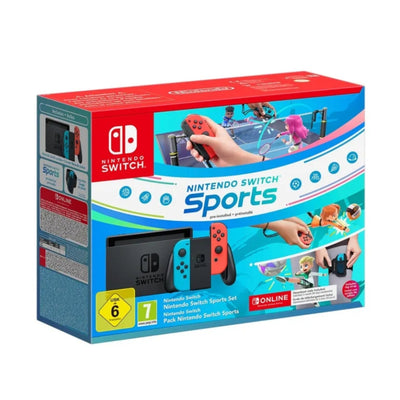 Switch Console 1.1 Neon Blue / Neon Red + Switch Sport + Fascia + 12 Mesi NSO+FC26