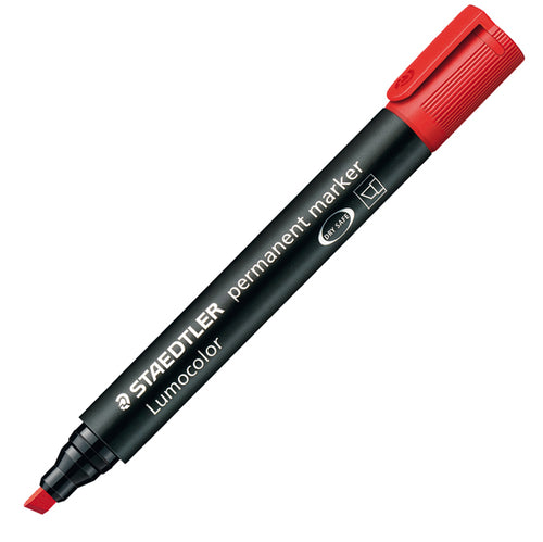 Marcatore Lumocolor Permanent 350 Rosso P.Scalpello Staedtler