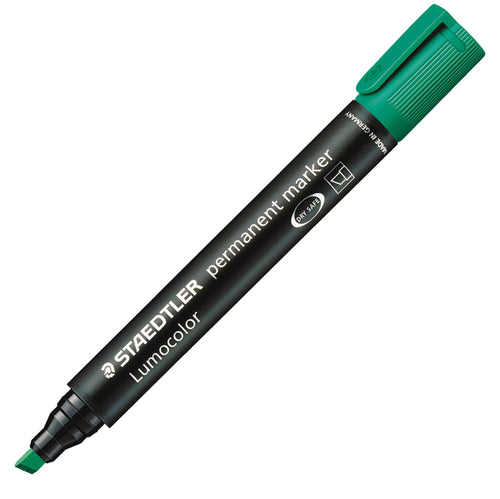 Marcatore Lumocolor Permanent 350 Verde P.Scalpello Staedtler