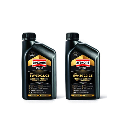 Arexons Olio Auto Pro 5w-30 C2/c3 Benzina/diesel Low Sap Confezione da 2 Litro