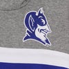 MITCHELL & NESS Felpa Cappuccio Uomo Ncaa Head Coach Hoodie Dukdev Royal/grey da uomo