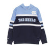MITCHELL & NESS Felpa Cappuccio Uomo Ncaa Head Coach Hoodie Unchee Navy/light Blue da uomo