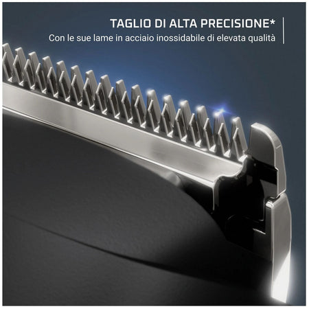 Rowenta Regolabarba Ricaricabile Stylis TN2804 Black/Silver