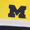 MITCHELL & NESS Felpa Cappuccio Uomo Ncaa Head Coach Hoodie Msuspa Navy/yellow da uomo