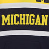 MITCHELL & NESS Felpa Cappuccio Uomo Ncaa Head Coach Hoodie Msuspa Navy/yellow da uomo