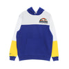 MITCHELL & NESS Felpa Cappuccio Uomo Nba Fusion Fleece 2.0 Hardwood Classics Dennug Royal/white da uomo