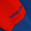 MITCHELL & NESS Felpa Cappuccio Uomo Nba Fusion Fleece 2.0 Hardwood Classics Loscli Royal/white da uomo