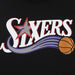 MITCHELL & NESS Felpa Cappuccio Uomo Nba Fusion Fleece 2.0 Hardwood Classics Phi76e Black/white da uomo