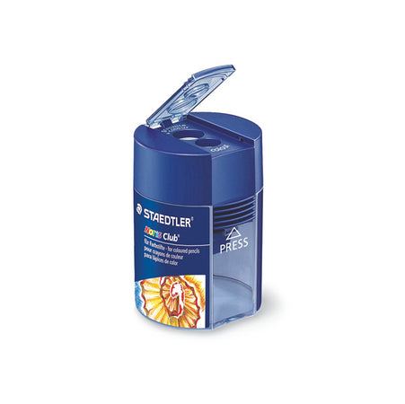 Temperamatite 2 Fori Per Matite Colorate C/Contenitore Noris Club Staedtler