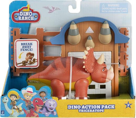 Dino Ranch Triceratops Playset Action