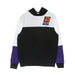 MITCHELL & NESS Felpa Cappuccio Uomo Nba Fusion Fleece 2.0 Hardwood Classics Phosun Black/white da uomo