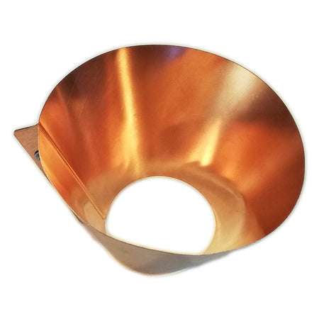 Collare conico da 180mm scossalina in rame spessore 6 decimi