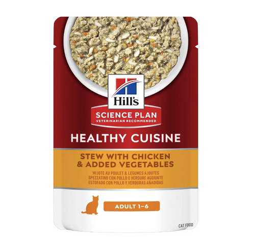 Hill's Healthy Cuisine spezzatino Gatti Adulti pollo e verdure 80 gr