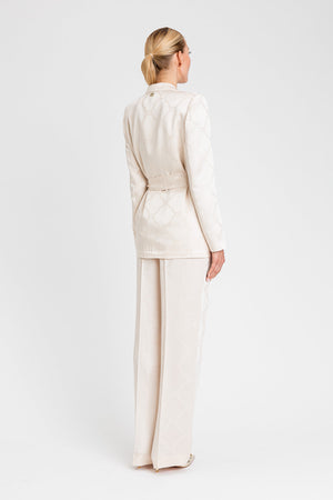 Twinset Pantalone donna Pantaloni con Oval T jacquard 251TP2011