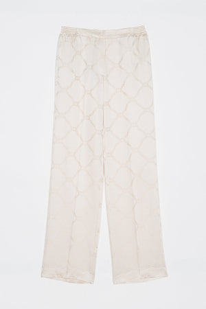 Twinset Pantalone donna Pantaloni con Oval T jacquard 251TP2011
