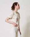Twinset T-shirt donna Blusa con Oval T jacquard 251TP2012