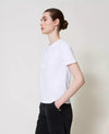 Twinset T-shirt donna con Oval T ricamato 251TP2072