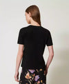 Twinset T-shirt donna con Oval T ricamato 251TP2072