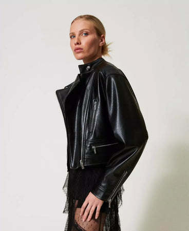 Twinset Giacca biker effetto pelle
capospalla donna mod 251TP2560