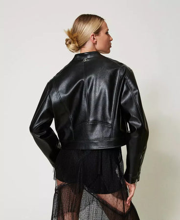 Twinset Giacca biker effetto pelle
capospalla donna mod 251TP2560