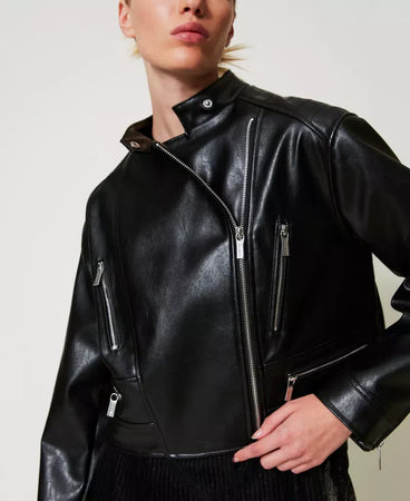 Twinset Giacca biker effetto pelle
capospalla donna mod 251TP2560