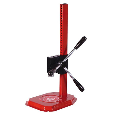 Turabottiglie Regina tappatrice a cremagliera colonna per tappi corona da 26 mm