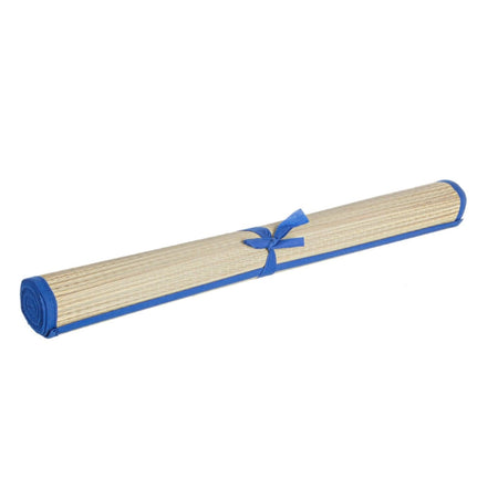 Stuoia da spiaggia e campeggio in paglia richiudibile con laccetto 180 x 60 cm