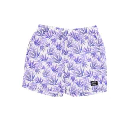 WESC Pantaloncino Uomo Austin Mj Leaf Aop Short White da uomo