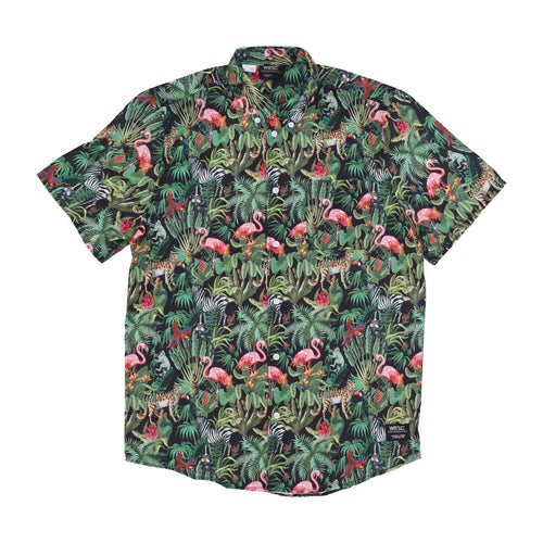 WESC Camicia Manica Corta Uomo Oden Wildlife Aop Shirt Multi da uomo