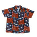 OBEY Camicia Manica Corta Donna Blueberries Relaxed Shirt Bombay Brown Multi da donna