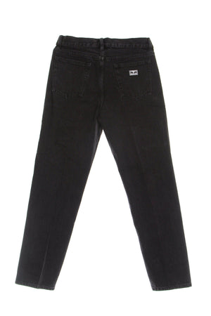 OBEY Jeans Uomo Bender Denim Pant Faded Black da uomo