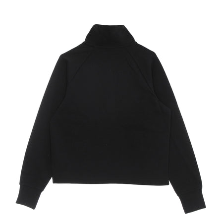 Nike Felpa Leggera Collo Alto Donna Sportswear Tech Fleece 1/4-zip Top Black/black da donna