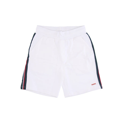 KANGOL Pantalone Corto Tuta Uomo Heritage Taped Short Off White da uomo