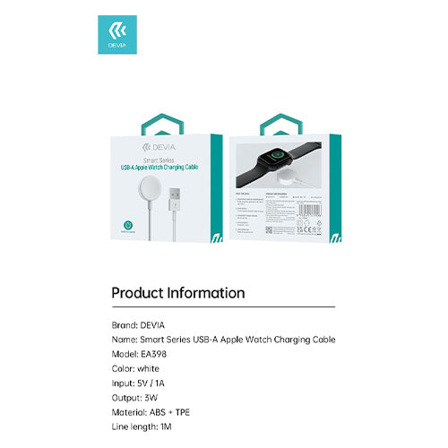 Cavo Batterie 1mt magnetico Apple Watch