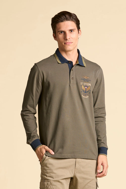 Aeronautica Militare Polo manica lunga