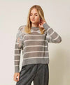 Twinset Maglia donna in misto mohair con pizzo e spacchi