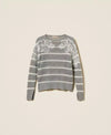 Twinset Maglia donna in misto mohair con pizzo e spacchi