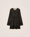 Twinset Abito donna corto in maglia traforata