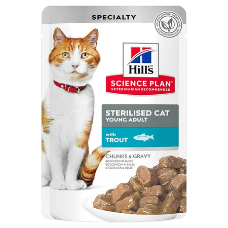 Hill's Sterilised umido Gatti Adulti trota 85 gr