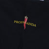 PROPAGANDA Felpa Leggera Cappuccio Uomo Parthenope Hoodie Black da uomo