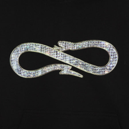 PROPAGANDA Felpa Leggera Cappuccio Uomo Diamonds Hoodie Black da uomo