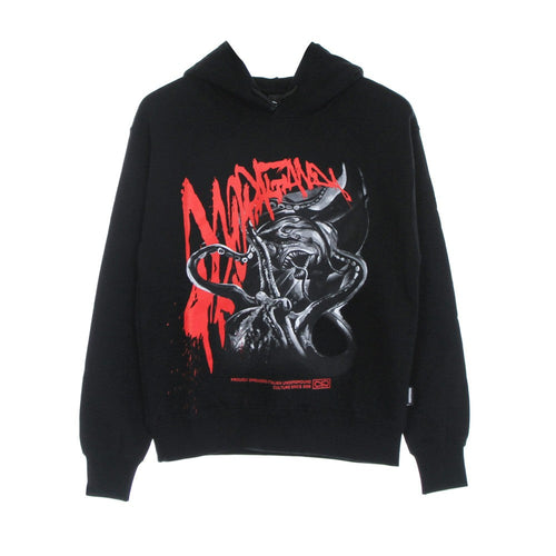 PROPAGANDA Felpa Leggera Cappuccio Uomo Tentacles Hoodie Black da uomo