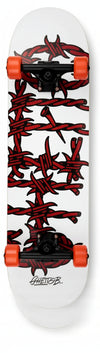 Skateboard GHETTOBLASTER BARDED WIRE RED   8.25