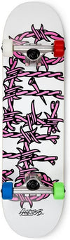Skateboard GHETTOBLASTER BARDED WIRE PINK  8.125