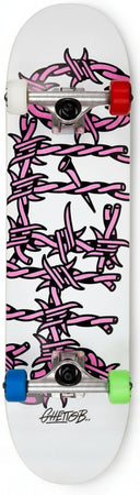 Skateboard GHETTOBLASTER BARDED WIRE PINK  8.125"