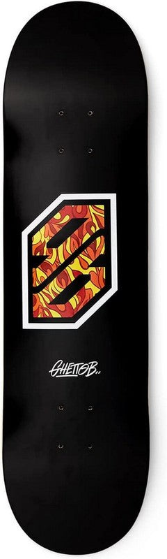 Tavola GHETTOBLASTER PRE GRIPPED FLAME WHI 8.25