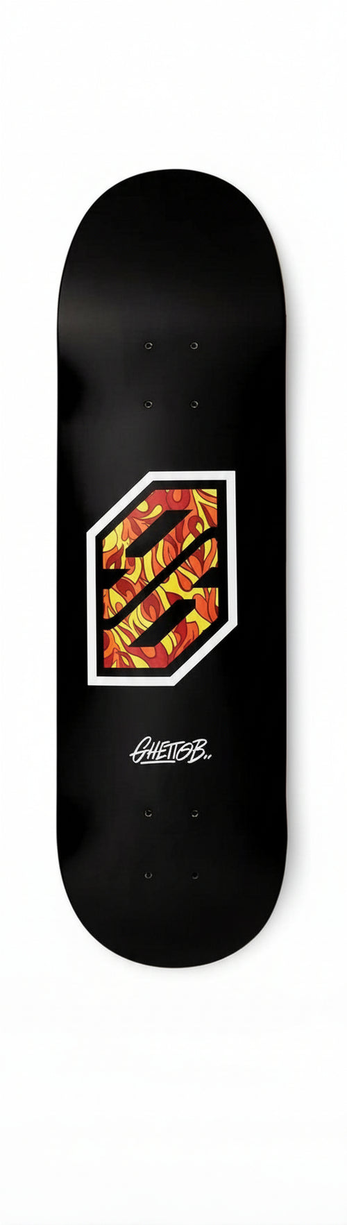 Tavola GHETTOBLASTER PRE GRIPPED FLAME WHI 8.25