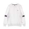 KANGOL Felpa Leggera Girocollo Uomo Heritage Taped Crew Sweat Off White da uomo