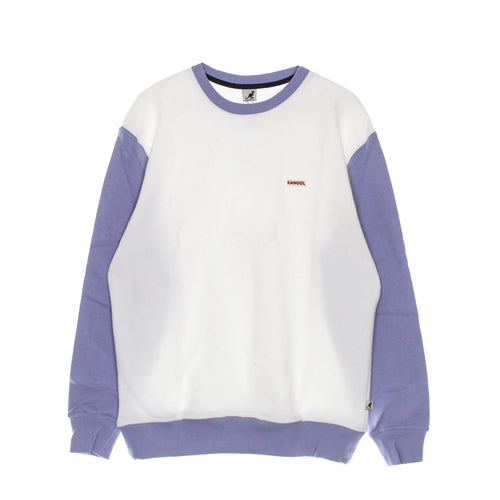 KANGOL Felpa Leggera Girocollo Uomo Heritage Taped Crew Sweat Iced Lilac da uomo